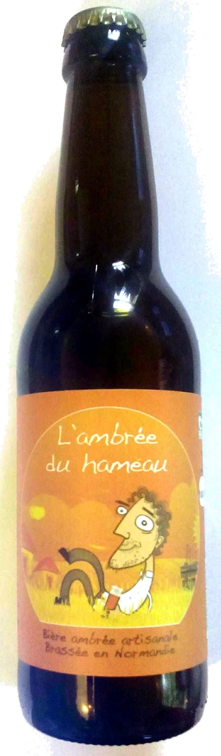 Brasserie La Lie L'ambrée du hameau packshot