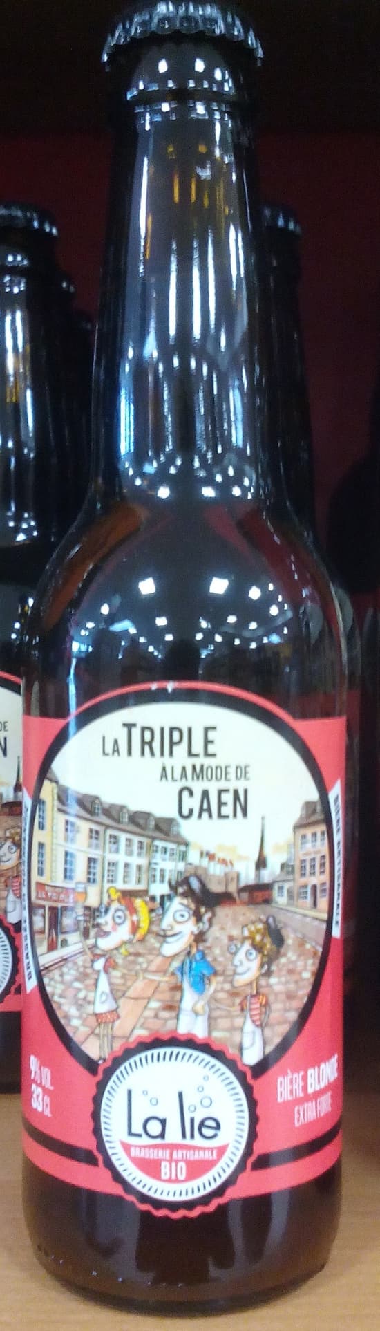 Brasserie La Lie La Triple à la mode de Caen packshot