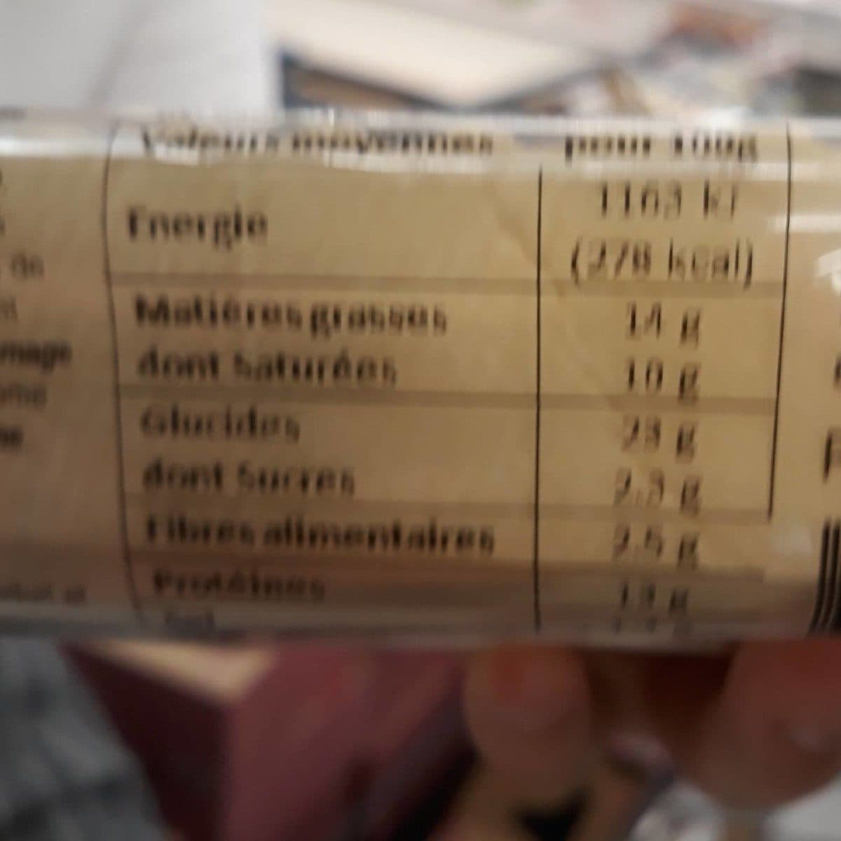 Open Food Facts Tartine packshot