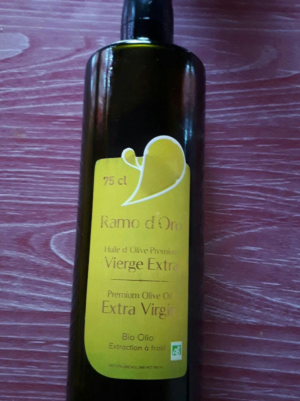 Ramo D'Oro Huile d'olive Premium Vierge Extra packshot