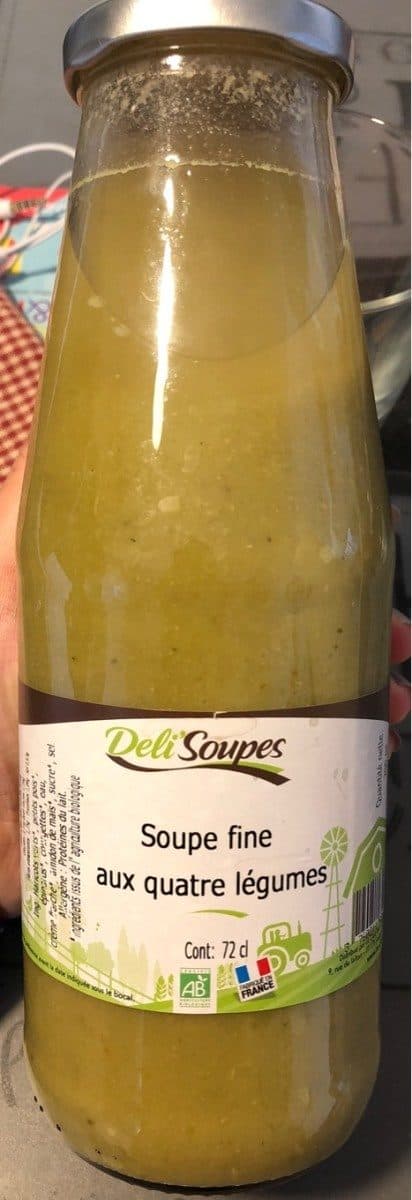 Déli'Soupes soupe fine aux quatre légumes packshot
