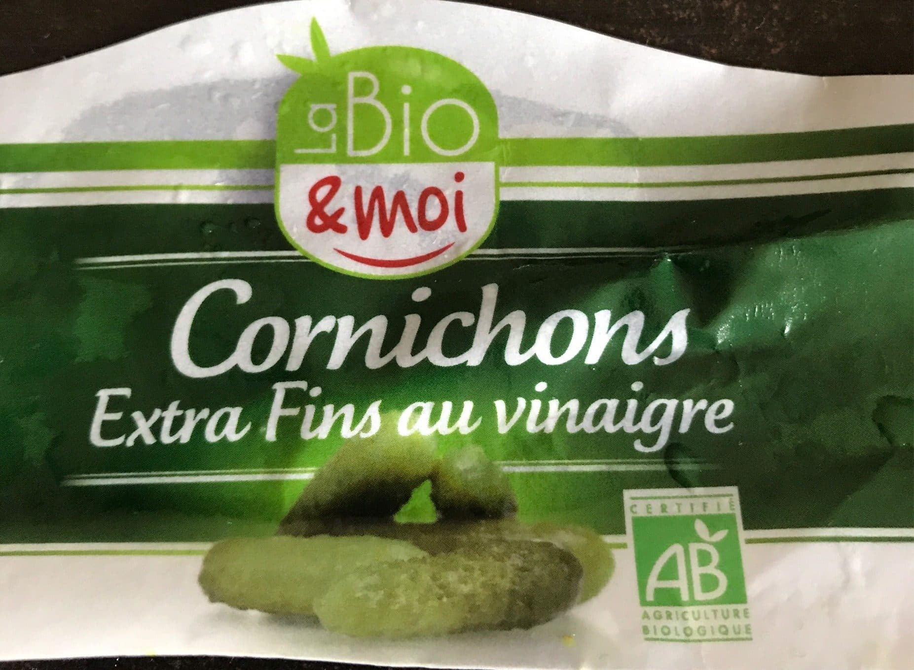 La Bio Et Moi Cornichons extra fins au vinaigre packshot