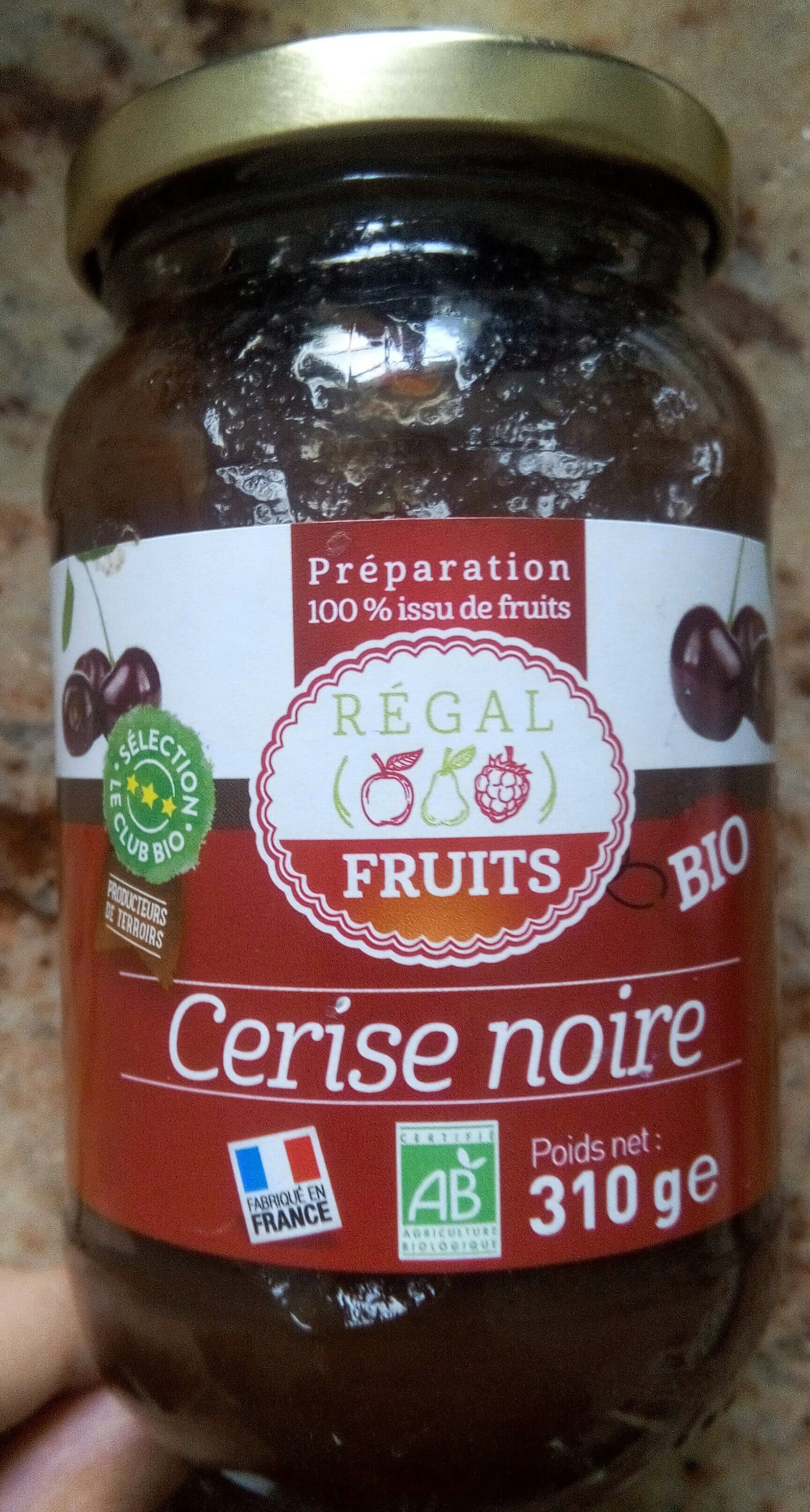 Régal Fruits Préparation cerise noire packshot
