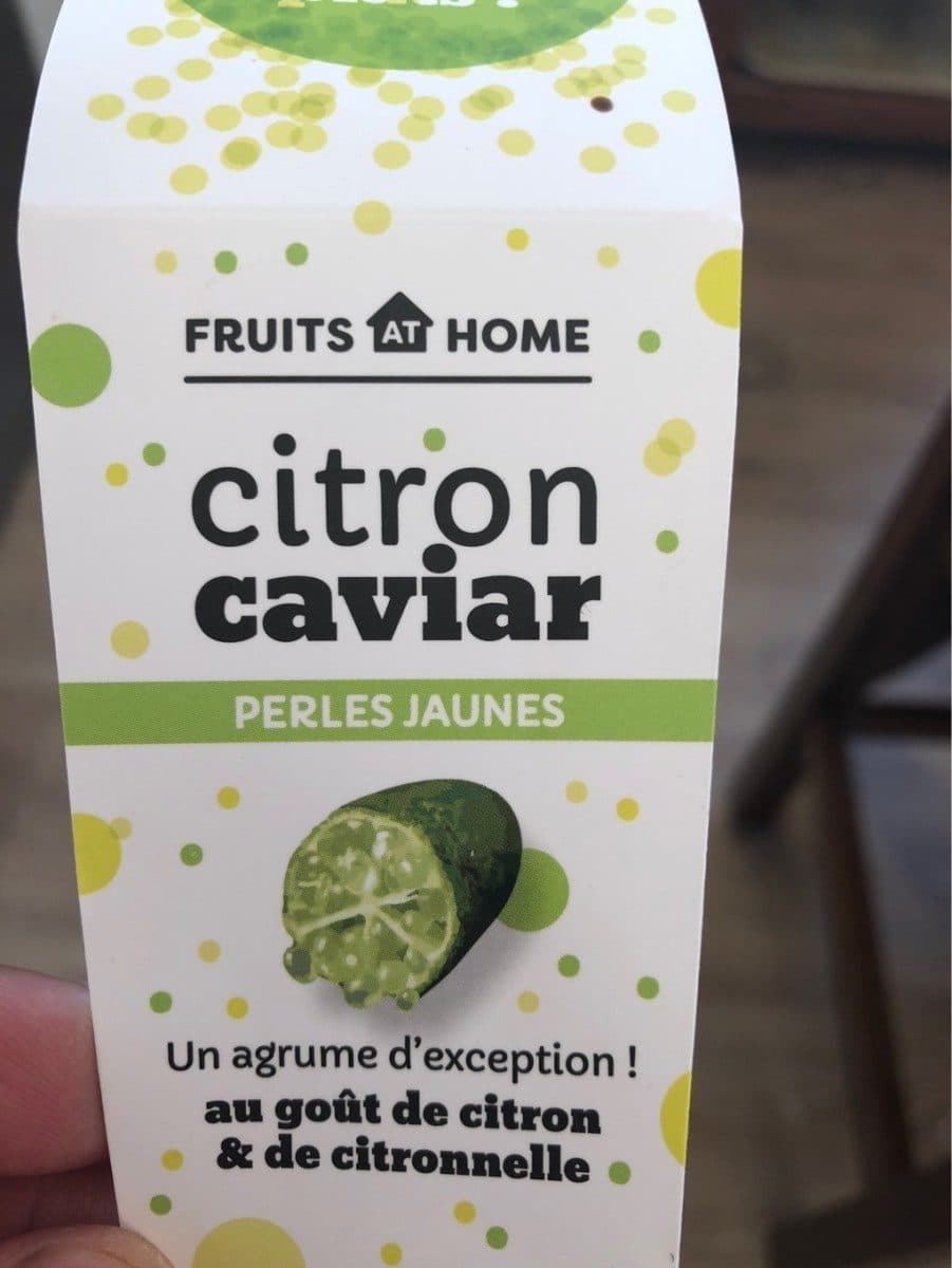 Open Food Facts Citron caviar packshot