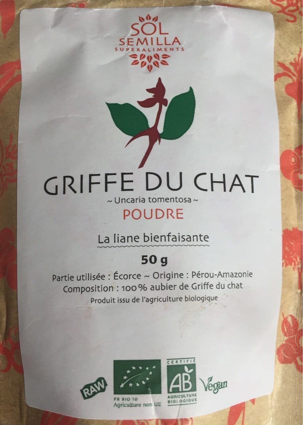 Sol semilla Griffe du chat Sol Semilla packshot