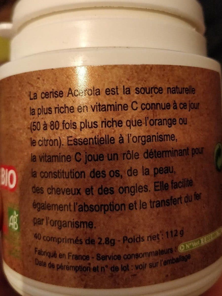 Open Food Facts Acerola bio 1000 packshot