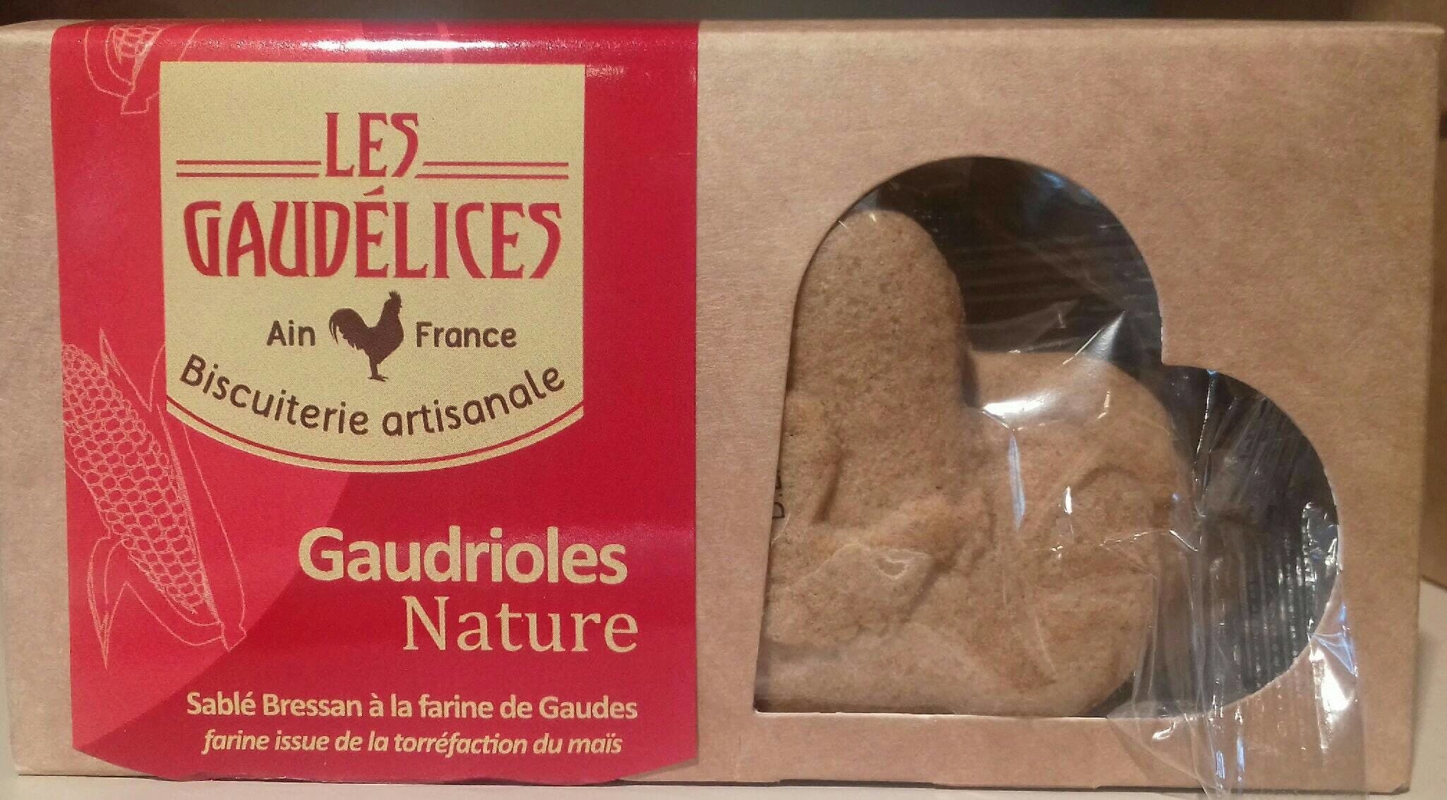 Les Gaudélices Gaudrioles natures packshot