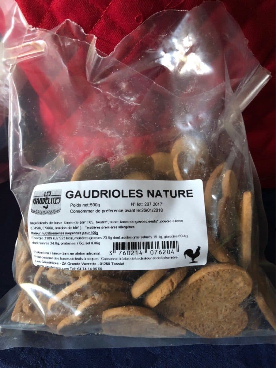 Les Gaudélices Gaudrioles nature packshot