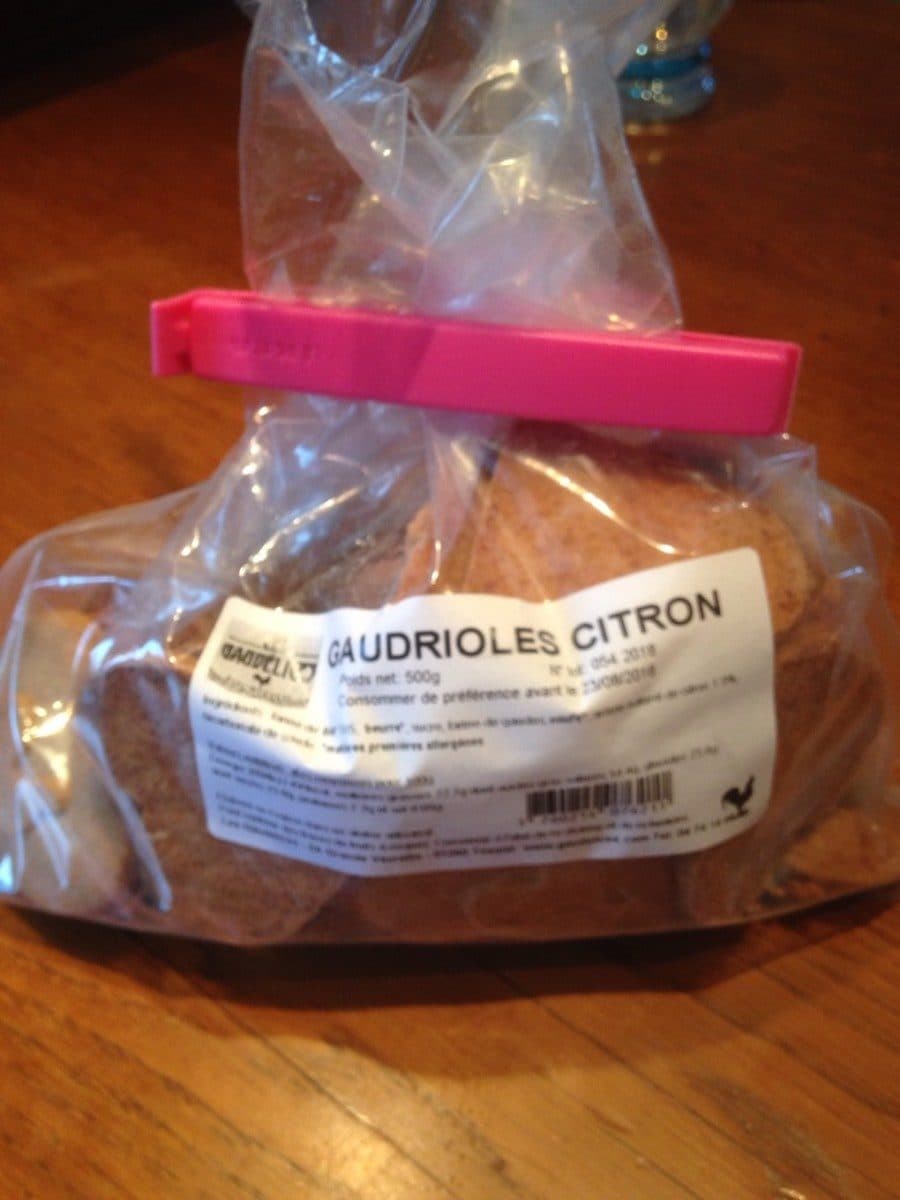 Les Gaudélices Gaudrioles citron packshot