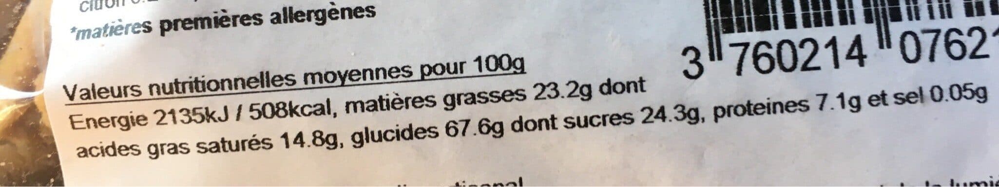 Les Gaudélices Gaudrioles citron packshot