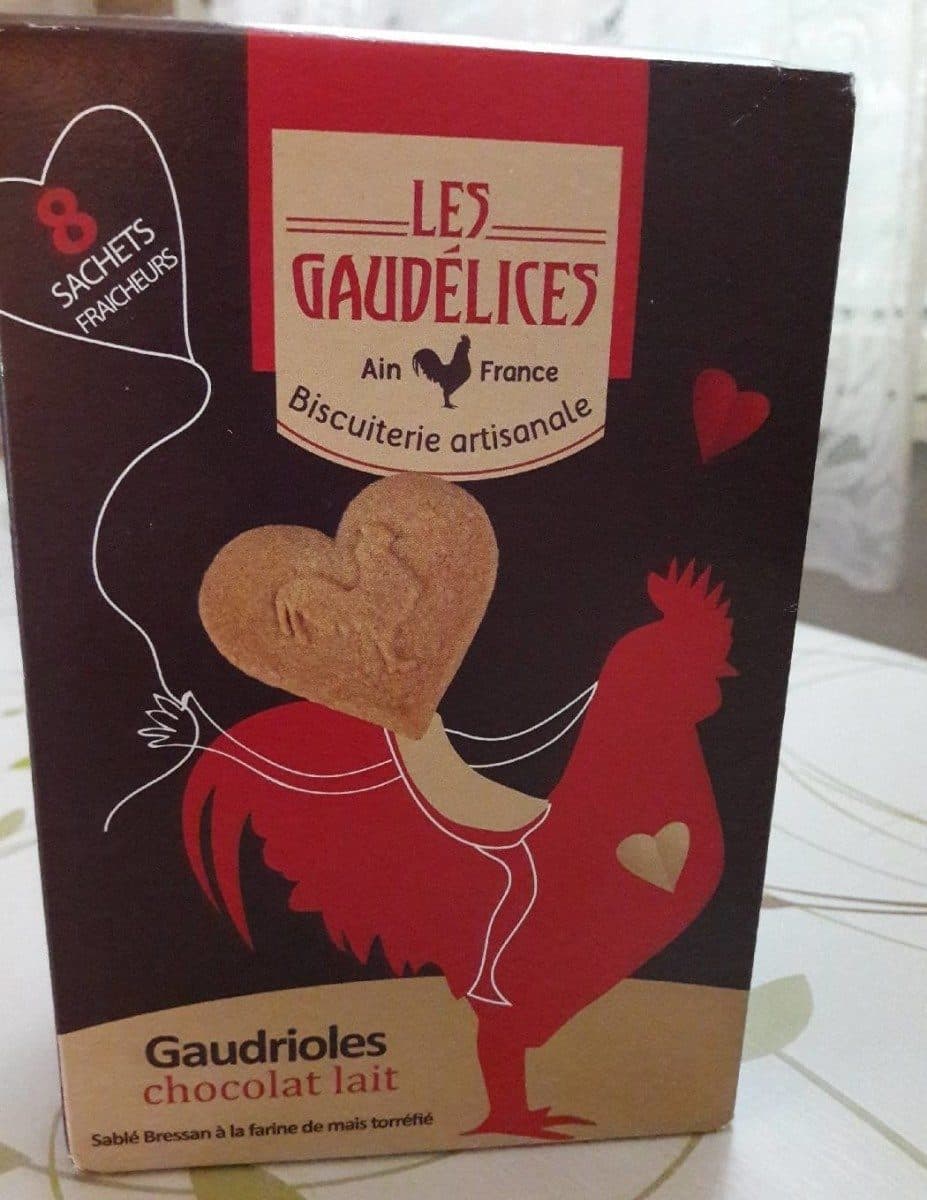 Les Gaudélices Gaudrioles chocolat au lait packshot