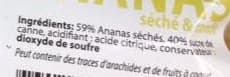 Sans marque Ananas séché & confit packshot