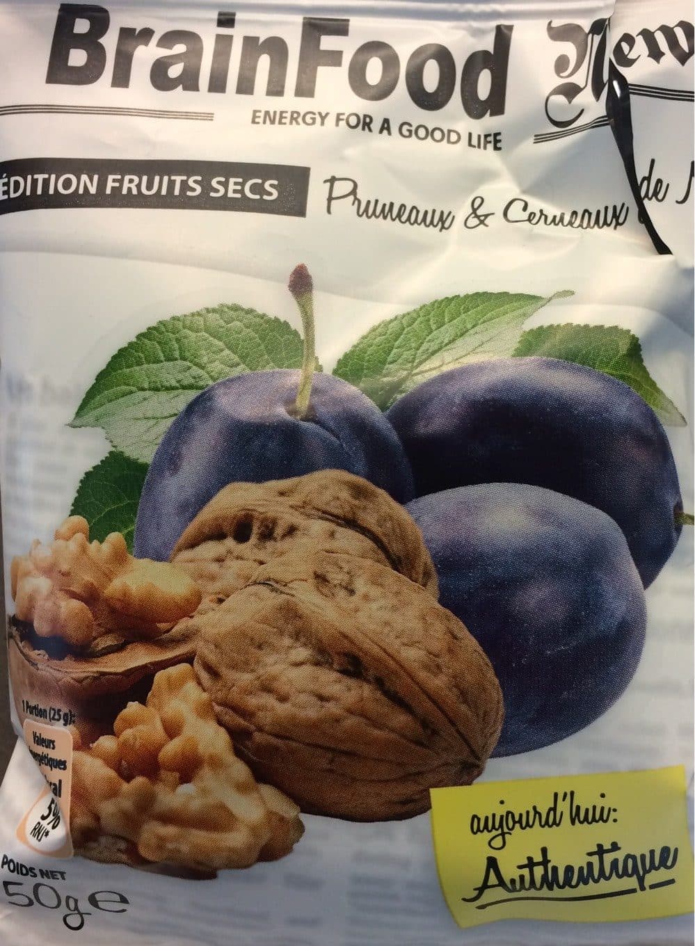 BrainFood Sachet Fruits Secs packshot