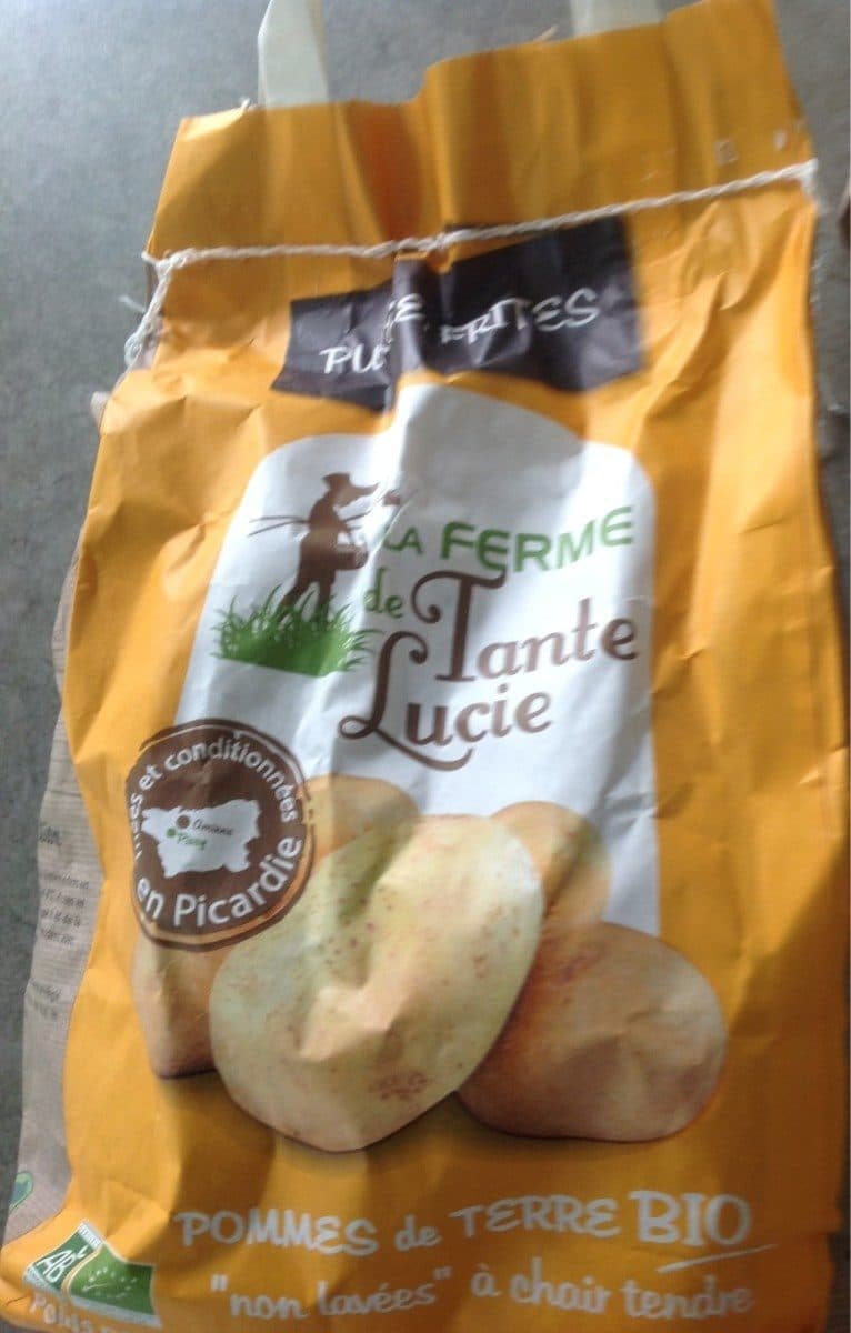 Open Food Facts Pommes de terre boi "non lavées" à chair tendre packshot