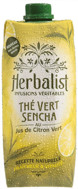 Herbalist Infusions Véritables Thé Vert Sencha au Jus de Citron vert (produit arrêté) packshot