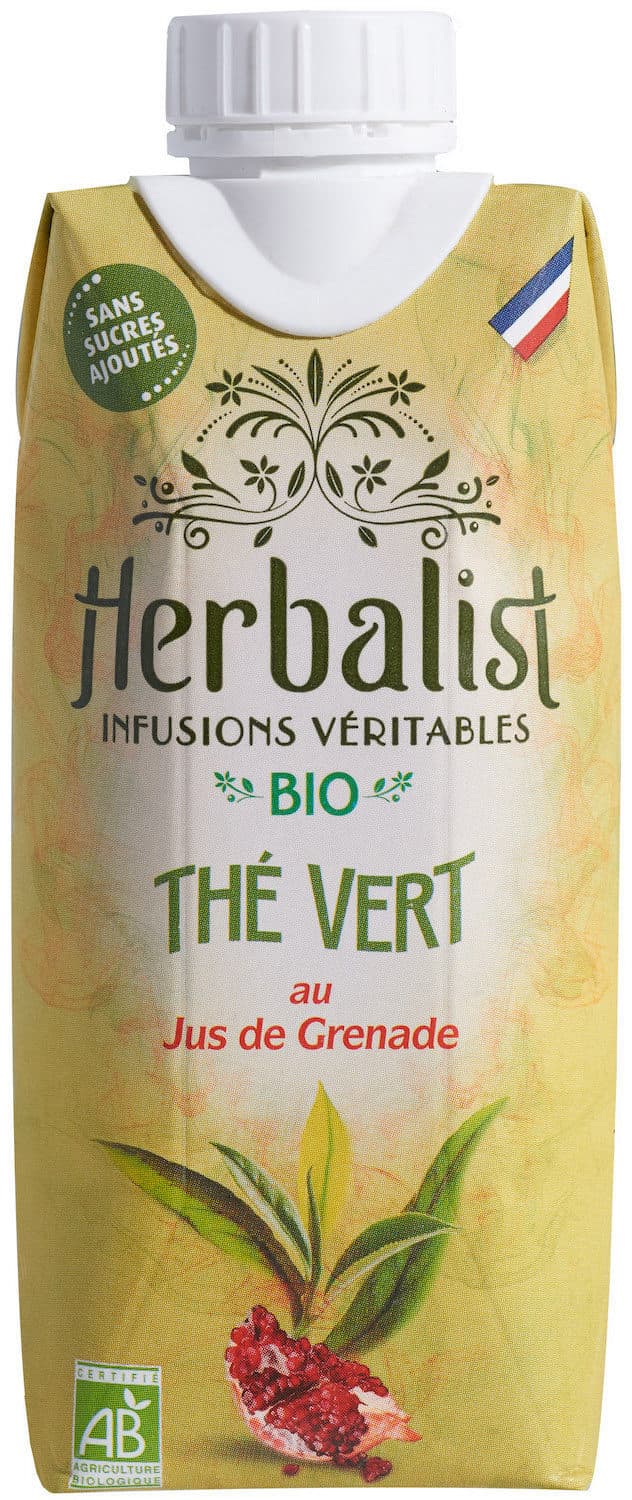 Herbalist Herbalist Bio Thé Vert Au Jus de Grenade packshot