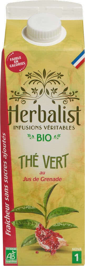 Herbalist Herbalist Bio Thé vert Grenade packshot