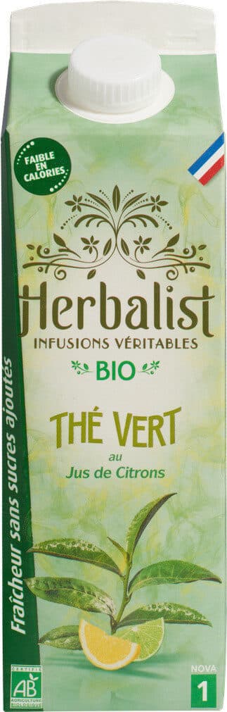 Herbalist Herbalist Bio Thé vert Citrons packshot