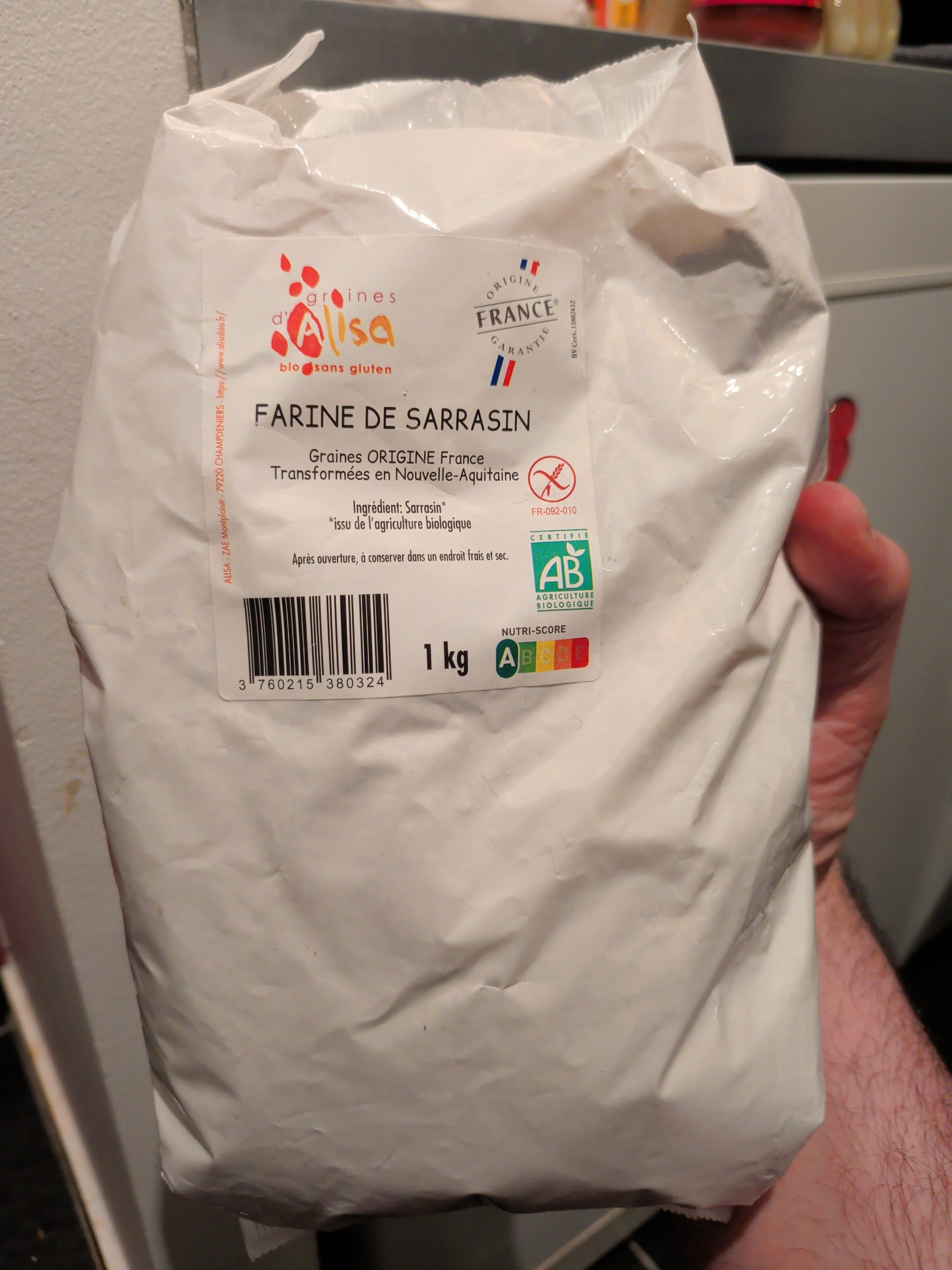 Graines d'Alisa Farine de sarrasin packshot