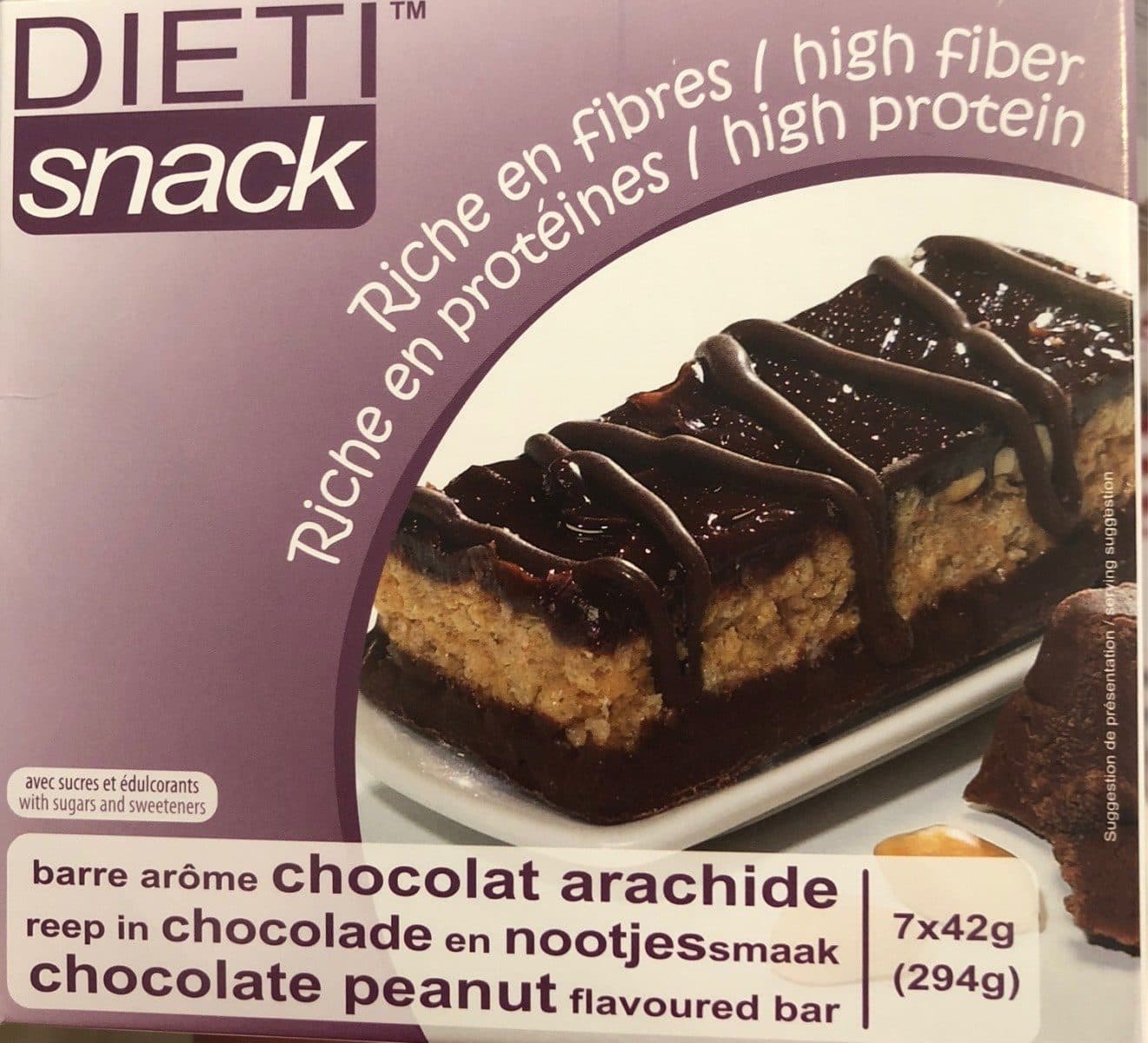Open Food Facts Barre arome chocolat arachide packshot