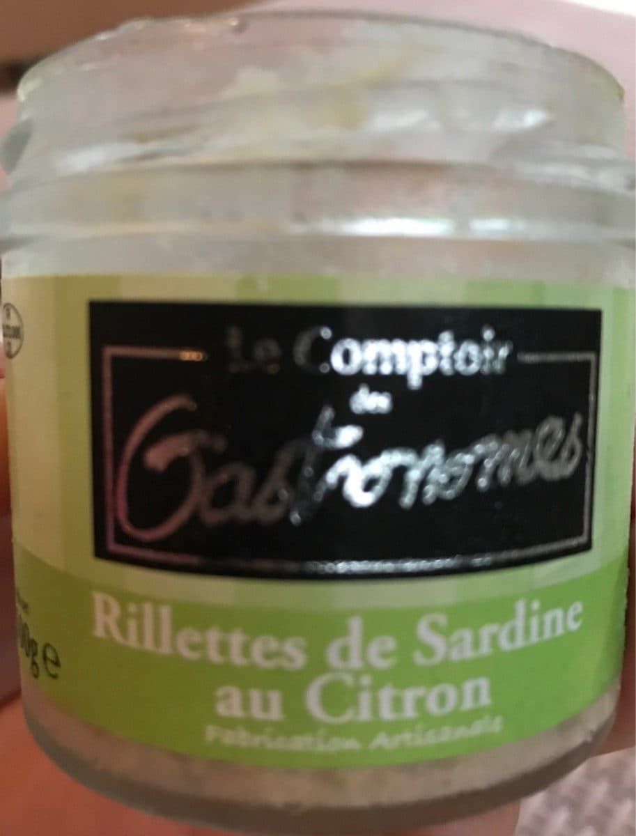 Open Food Facts Rillettes de sardines au citron packshot