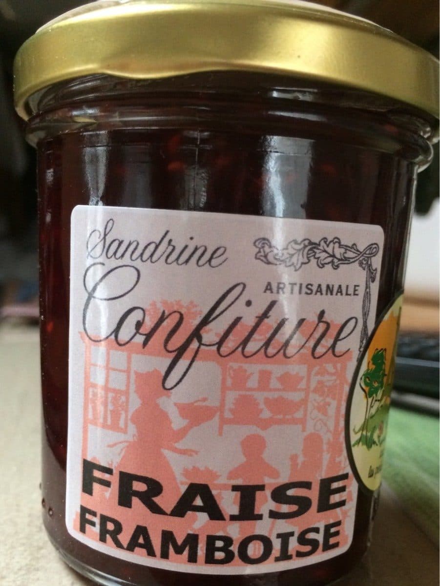 Sandrine Confiture Fraise Framboise packshot
