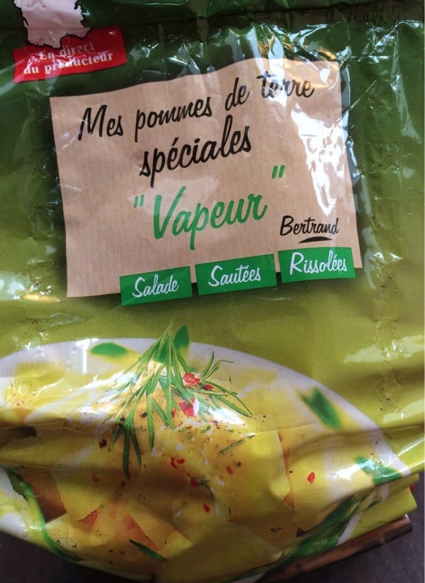 Open Food Facts Pomme de terre speciales vapeur packshot