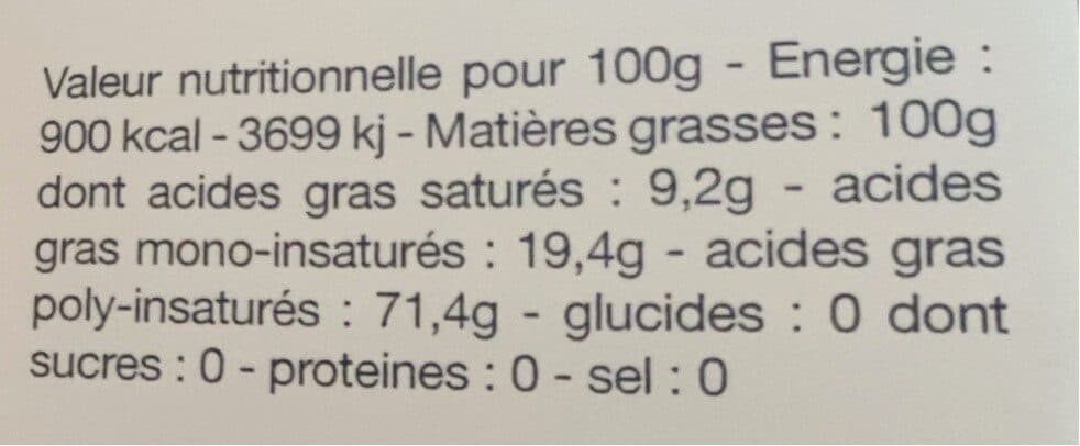 Huilerie de Blot Huile de noix vierge packshot