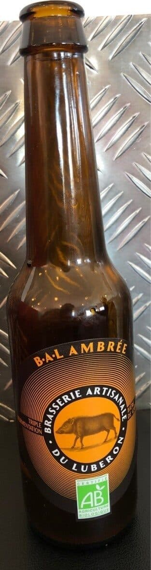 Brasserie Artisanale du Luberon B.A.L ambrée packshot
