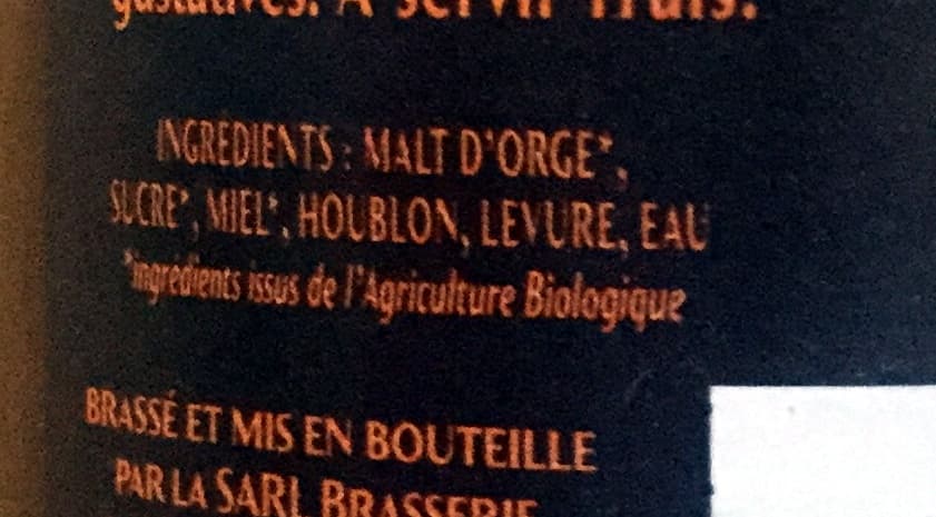 Brasserie Artisanale du Luberon B.A.L ambrée packshot