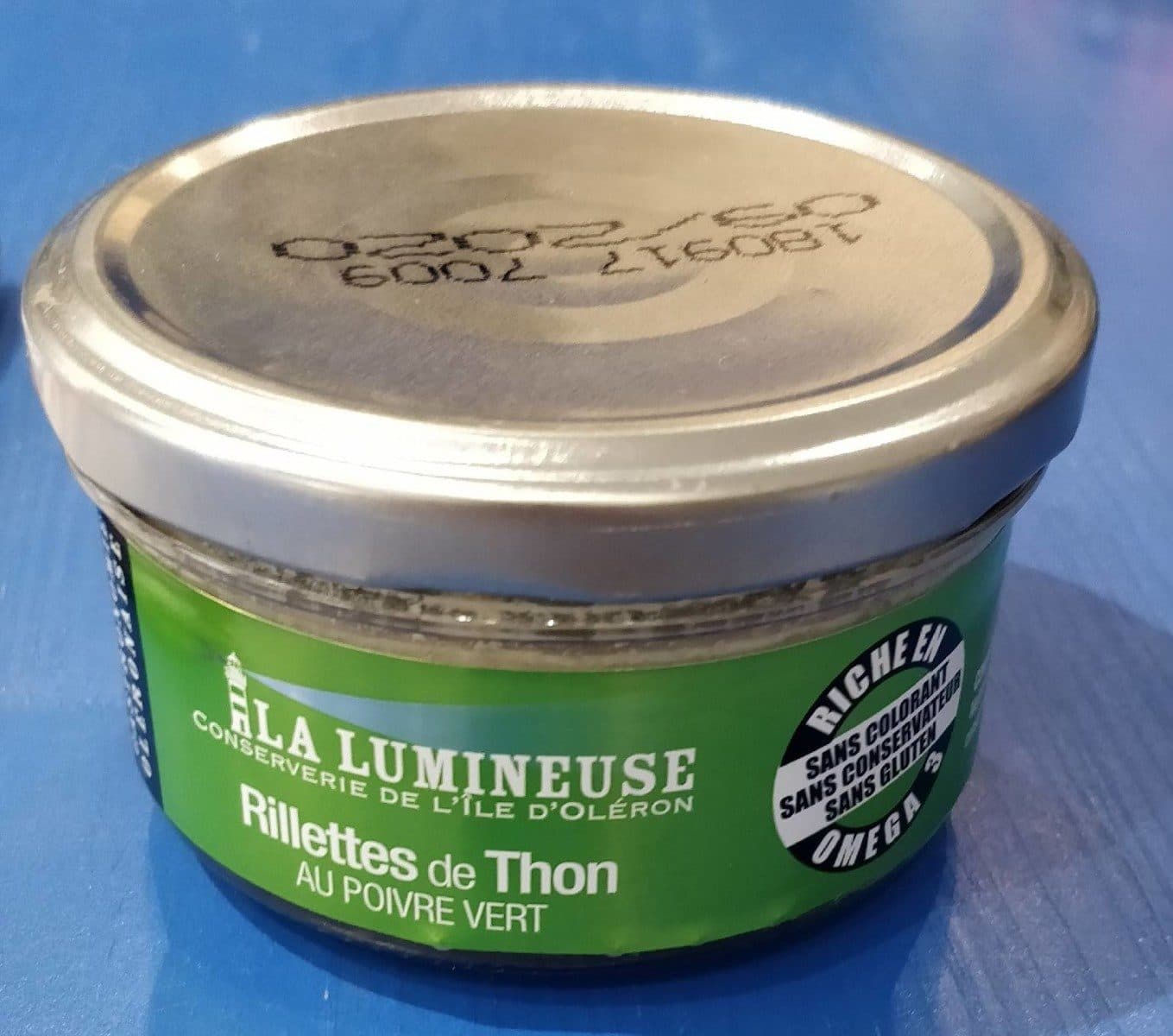 Open Food Facts Rillettes de Thon au Poivre Vert packshot