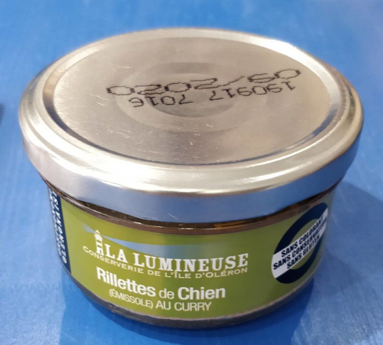 Open Food Facts Rillettes de Chien (Emissole) au Curry packshot