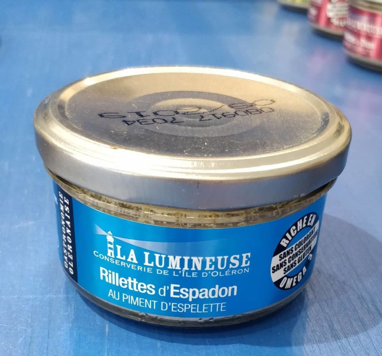 Open Food Facts Rillettes d'Espadon au Piment d'Espelette packshot
