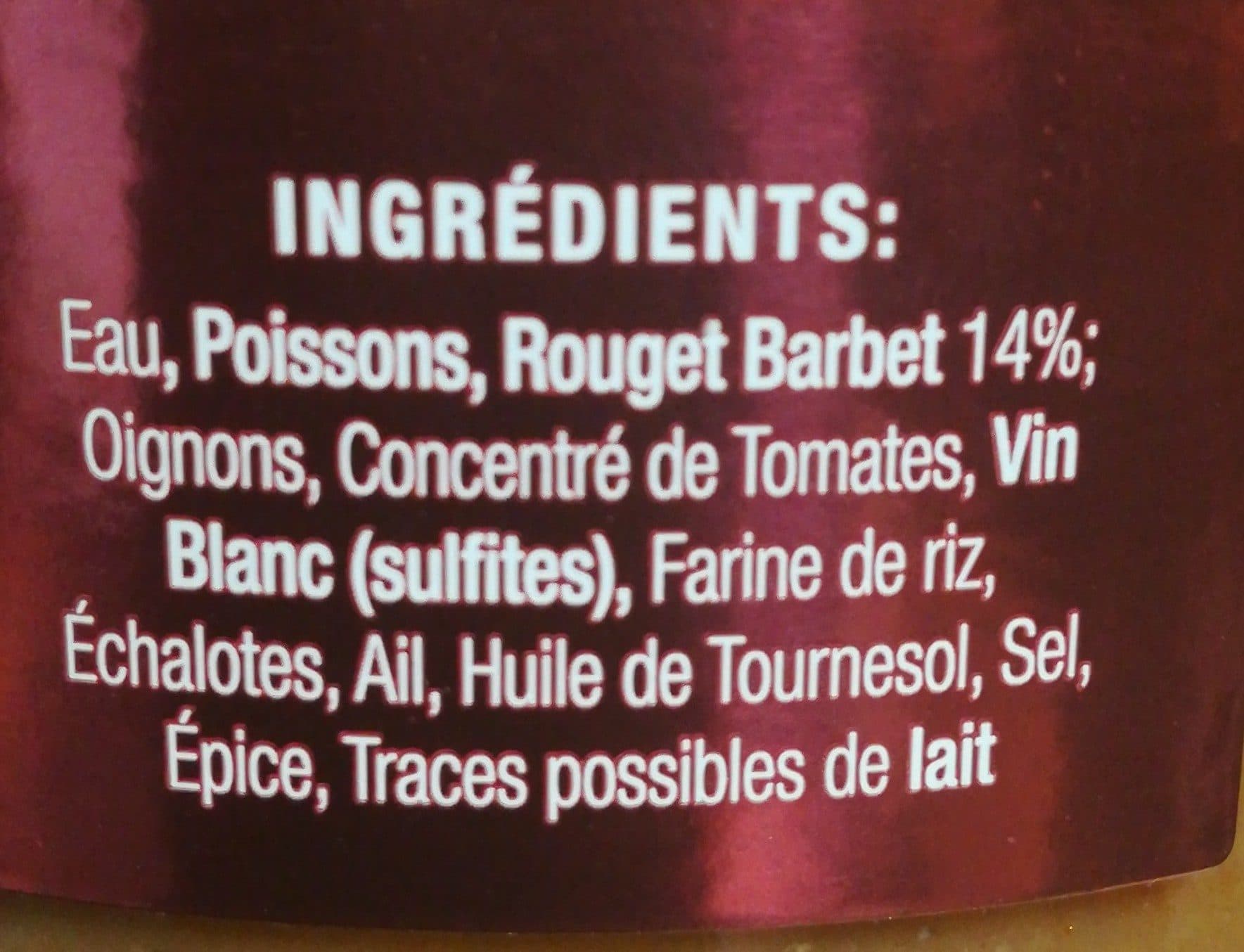 La Lumineuse Soupe de Rouget Barbet packshot