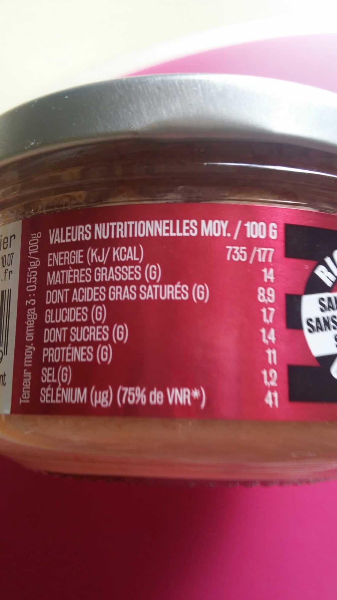 Délices d'Oléron Rillettes de thon packshot