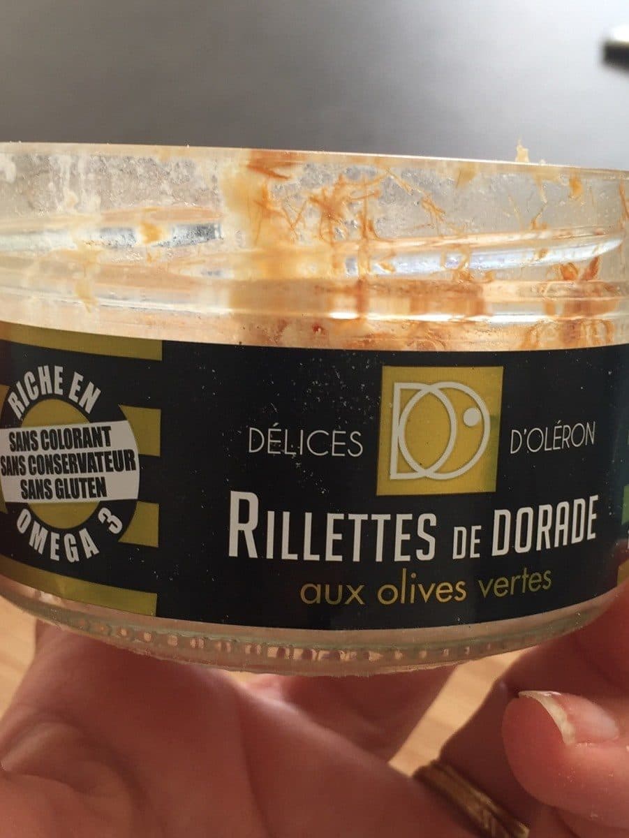 Open Food Facts Rillette de daurade aux olives vertes packshot