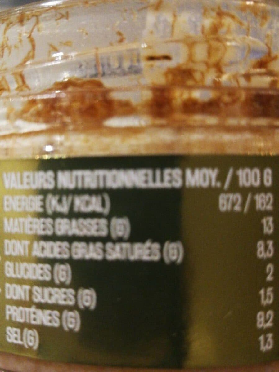 Open Food Facts Rillette de daurade aux olives vertes packshot