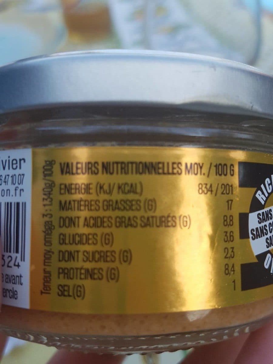 Open Food Facts Rillettes de sardines packshot