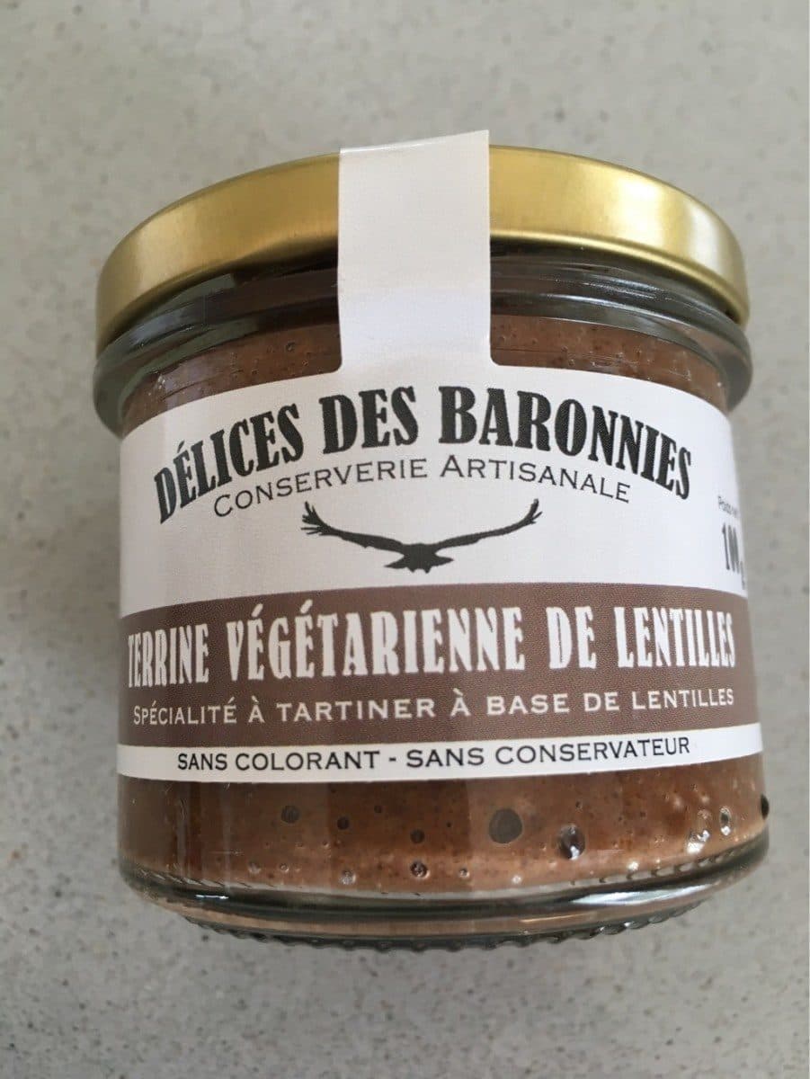 Délices des Baronnies Terrine Végétarienne De Lentilles Délices Des Baronnies packshot
