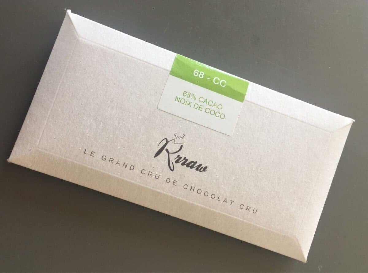 Rrraw Tablette De Chocolat Cru à La Noix De Coco packshot