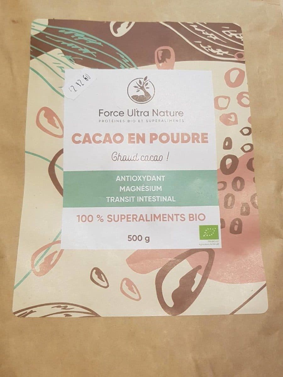 Open Food Facts Cacao cru en poudre packshot