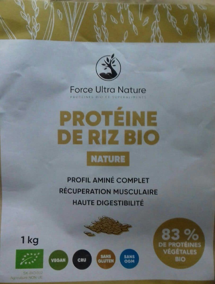 Force Ultra Nature Protéine de riz bio packshot
