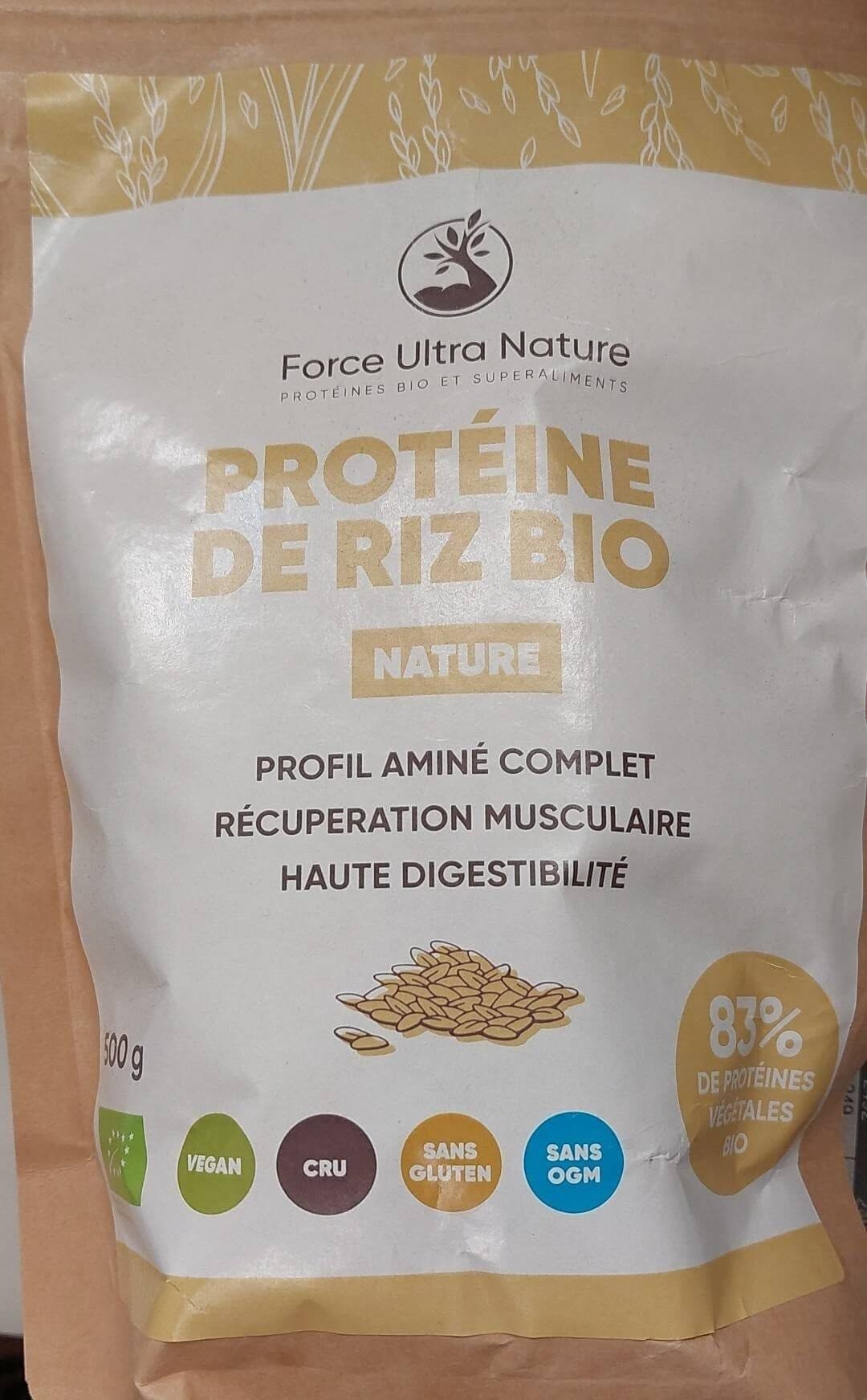 Eden Origine Protéine De Riz Nature Bio - 500 G - Eden Origine packshot