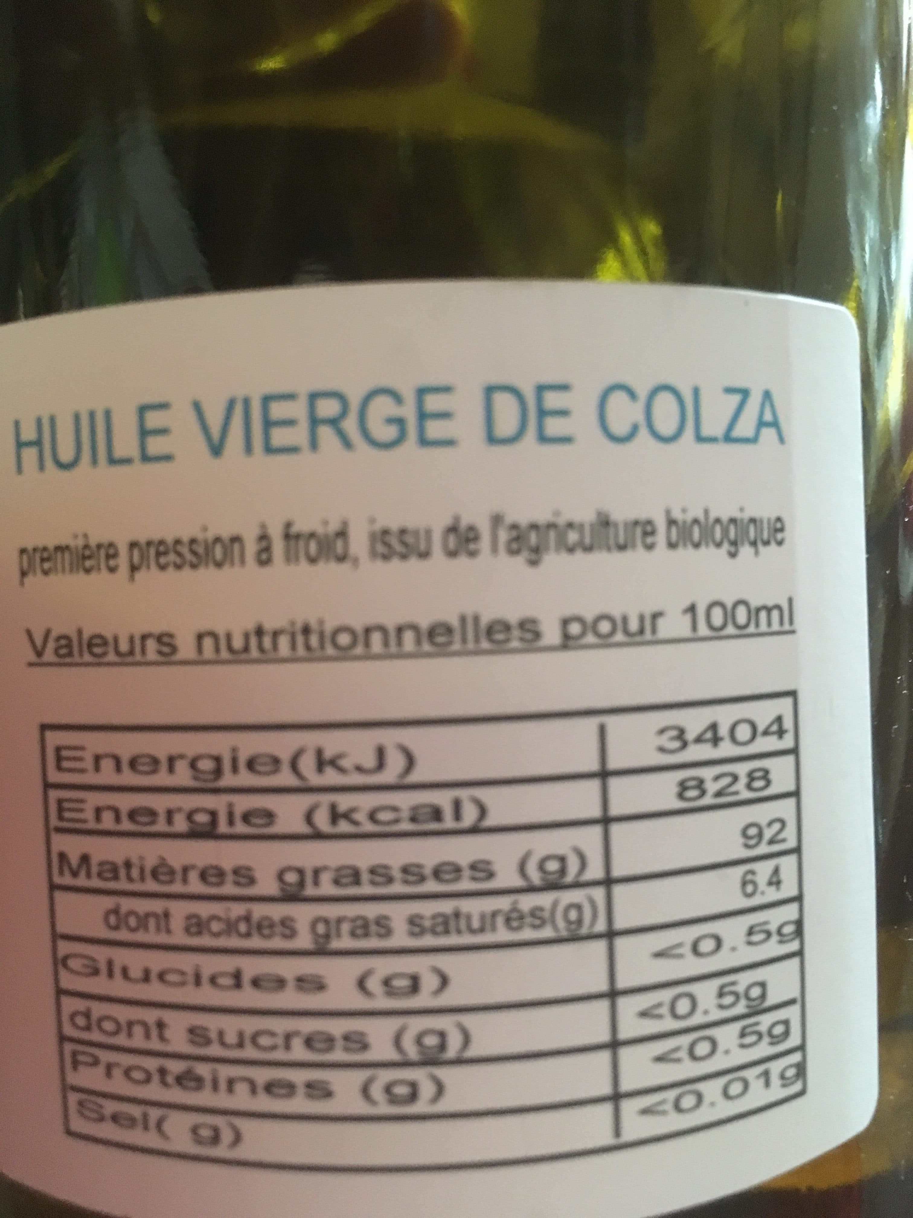 J.P Cloteau Huile vierge de colza packshot