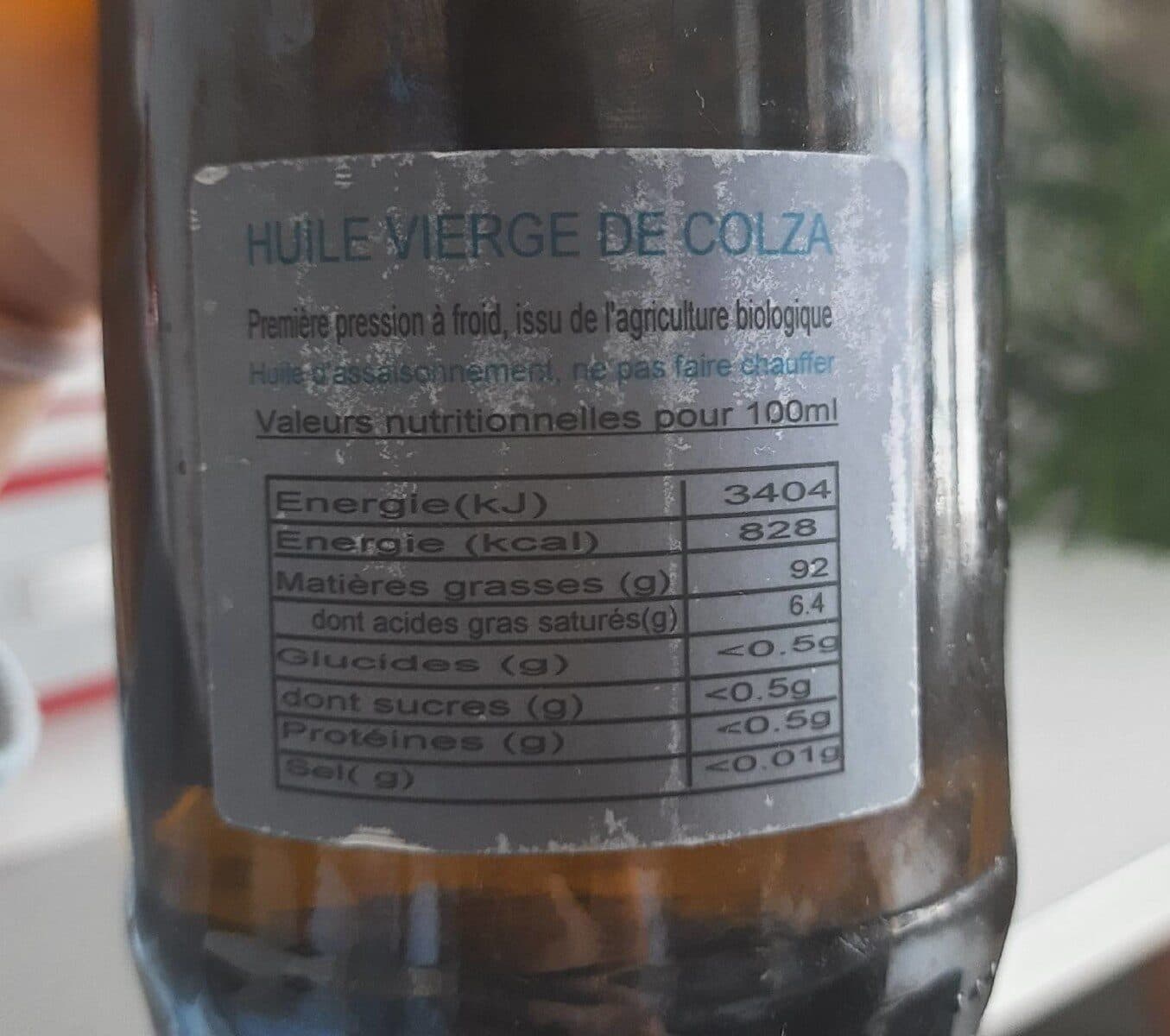 J.P Cloteau Huile vierge de colza packshot