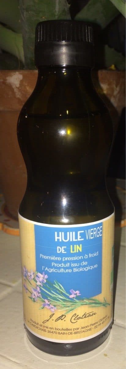 J.P. Cloteau Huile vierge de lin packshot