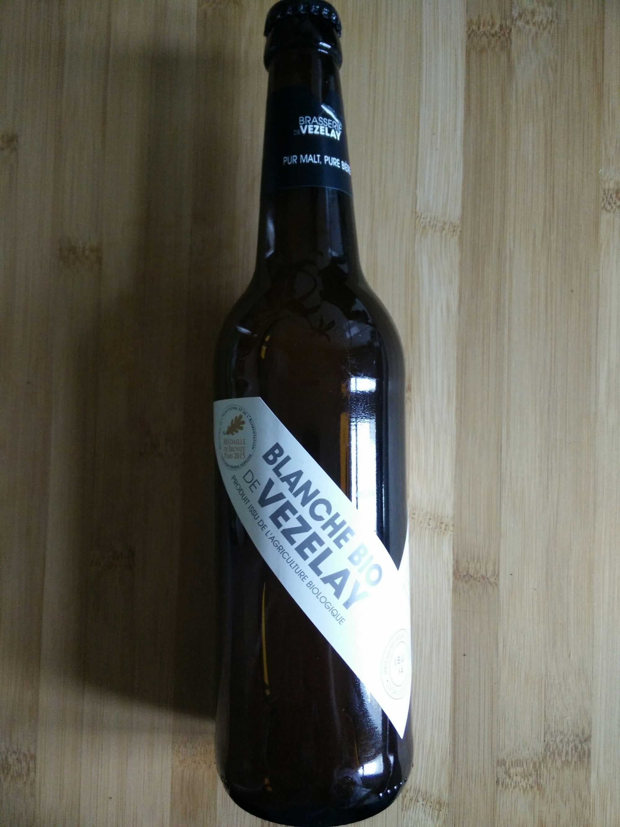 Brasserie de Vézelay Bière blanche bio packshot