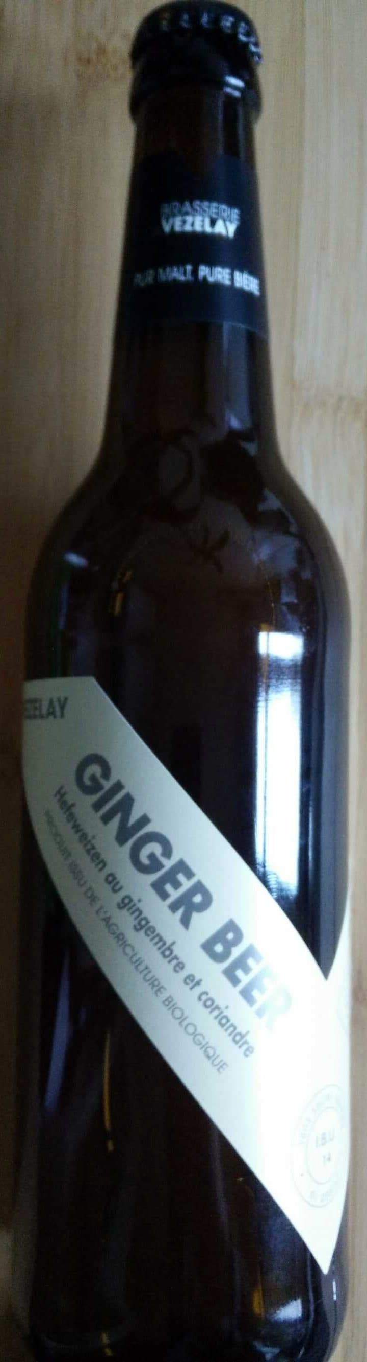 Brasserie de Vézelay Ginger Beer Bio packshot