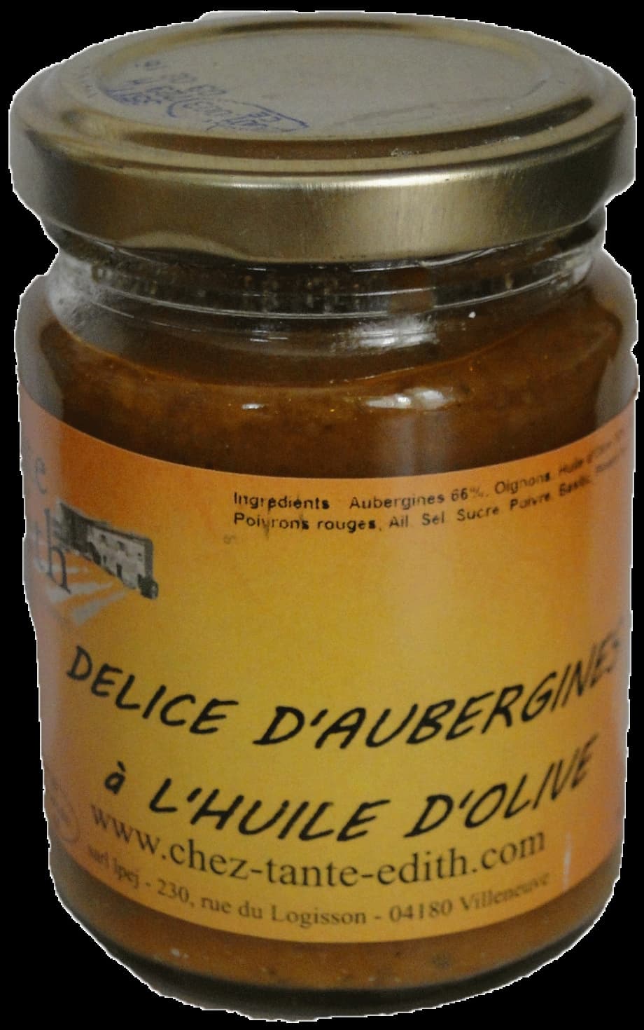 Chez Tante Edith Délice d'Aubergines à l'Huile d'Olives packshot