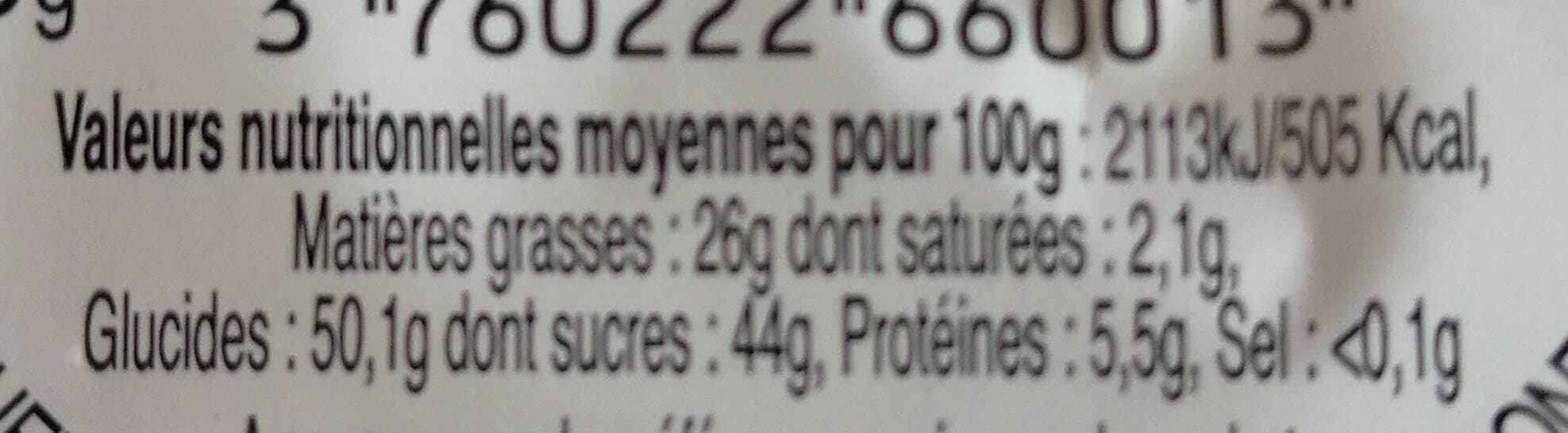 Open Food Facts Chouchous 100% artisanal packshot